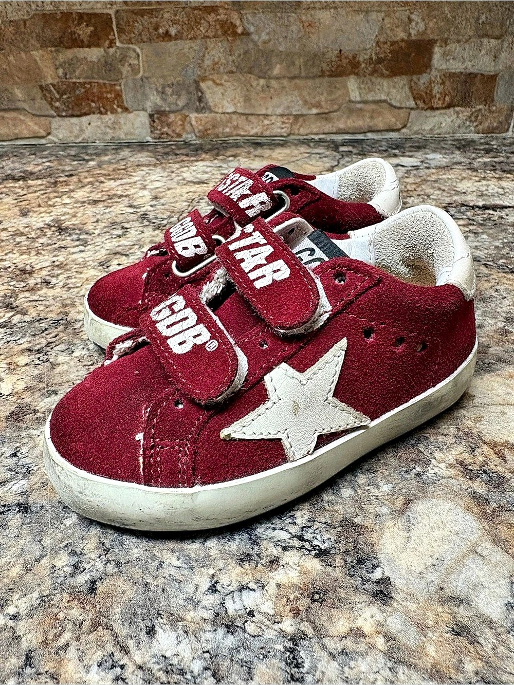 Golden Goose's classic Old School Toddler Sneakers Euro Size 20 US Size 4